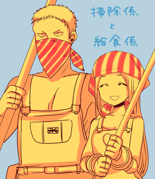 billy kane and lilly kane (the king of fighters and 4 more) drawn by yk_(waikeee)