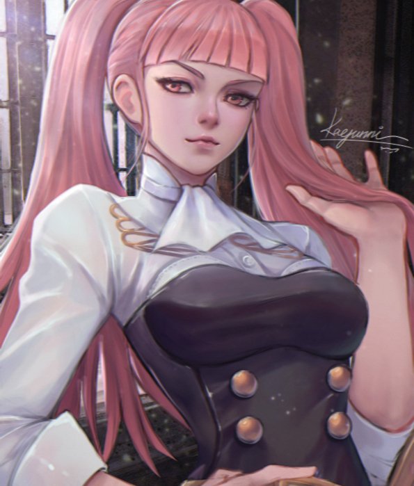 hilda valentine goneril (fire emblem and 1 more) drawn by kaejunni