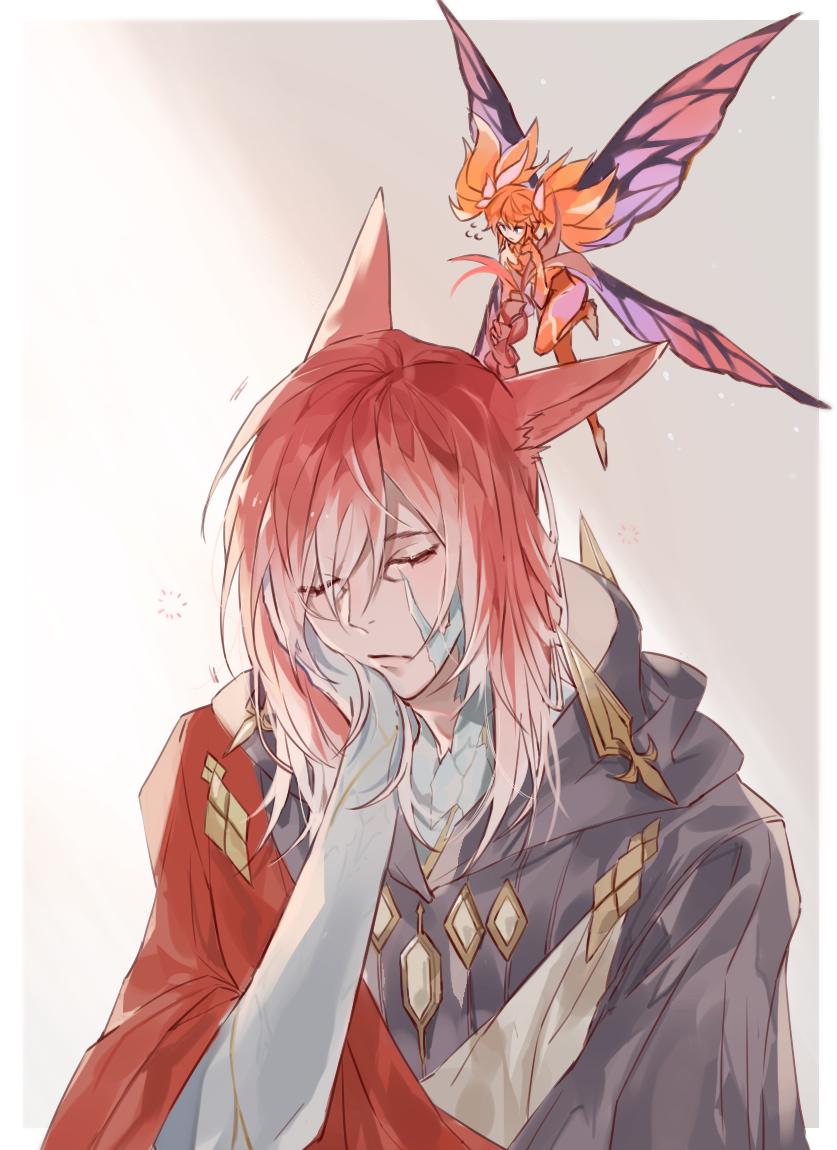 g'raha tia, crystal exarch, and feo ul (final fantasy and 1 more) drawn by tladpwl03