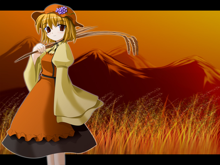 aki minoriko (touhou) drawn by kii_(mahoraba)