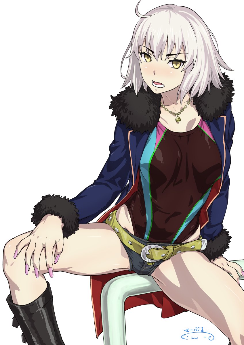 jeanne d'arc alter (fate and 1 more) drawn by suna_(sandworks)