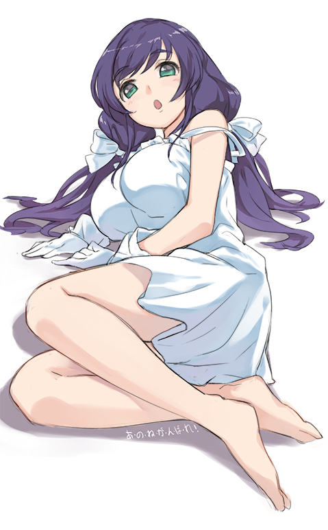 tojo nozomi (love live! and 1 more) drawn by nada_(wakimichi)