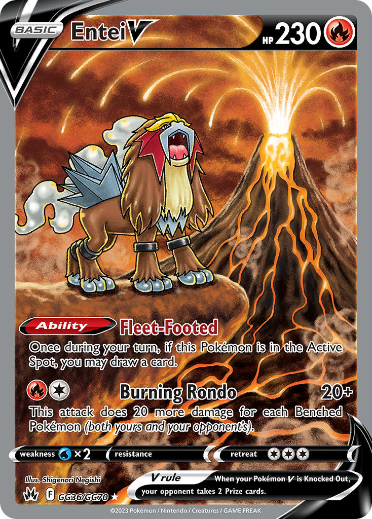 entei (pokemon and 1 more) drawn by negishi_shigenori