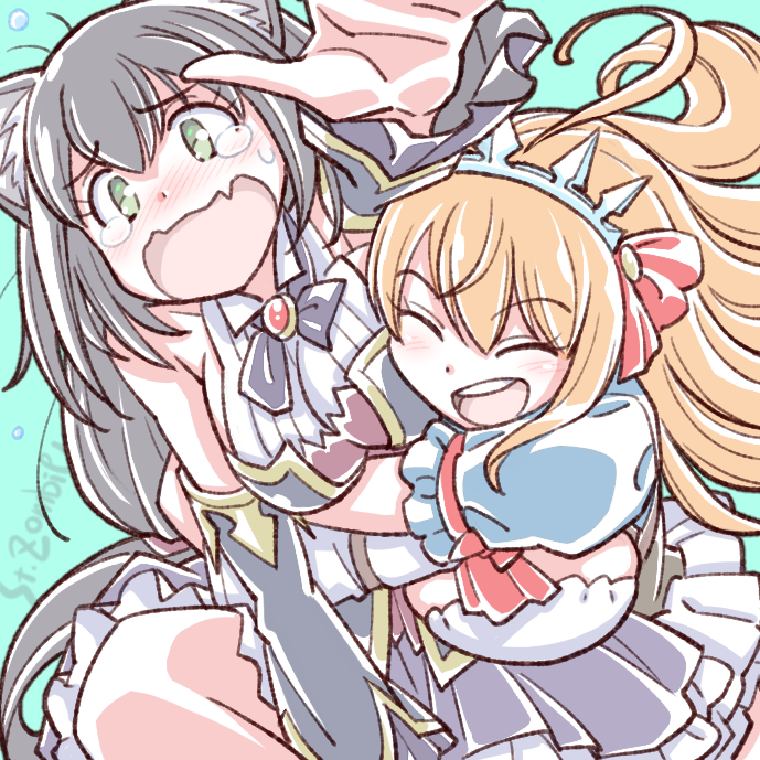 karyl and pecorine (princess connect!) drawn by studiozombie