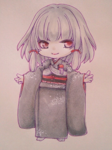 shiragiku (fatal frame and 1 more) drawn by okcao