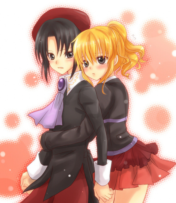 ushiromiya jessica and kanon (umineko no naku koro ni) drawn by maekawa_suu