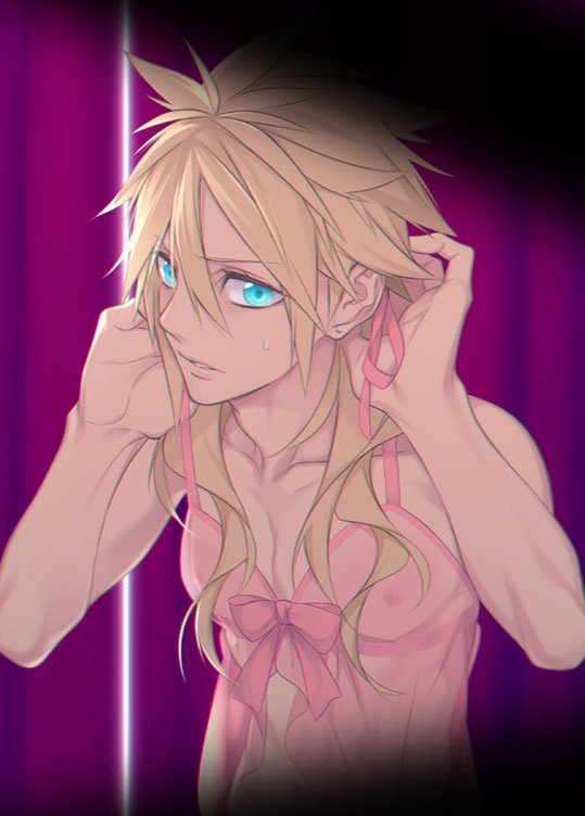 cloud strife (final fantasy and 1 more) drawn by kiki_lala