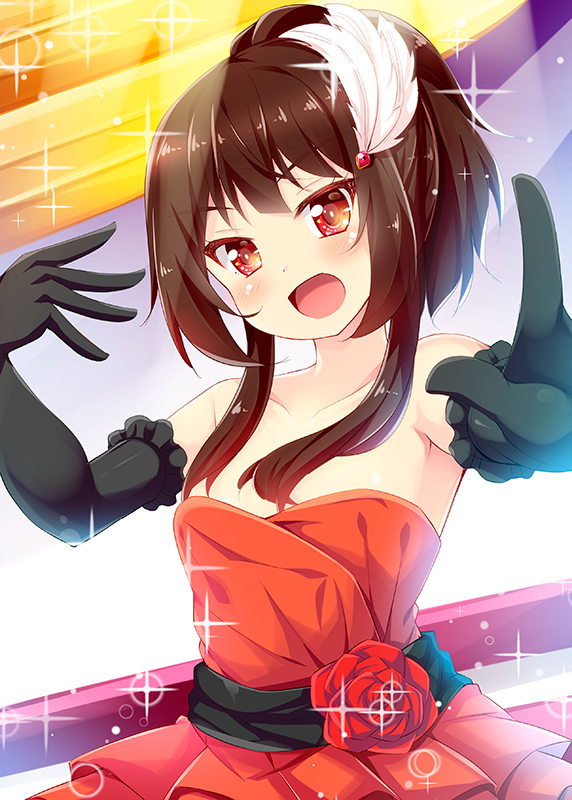megumin (kono subarashii sekai ni shukufuku wo!) drawn by tekehiro