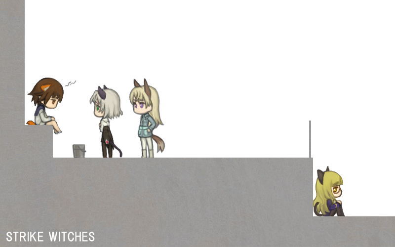 sanya v. litvyak, eila ilmatar juutilainen, miyafuji yoshika, and perrine h. clostermann (world witches series and 1 more) drawn by kuro_ari_(pixiv)