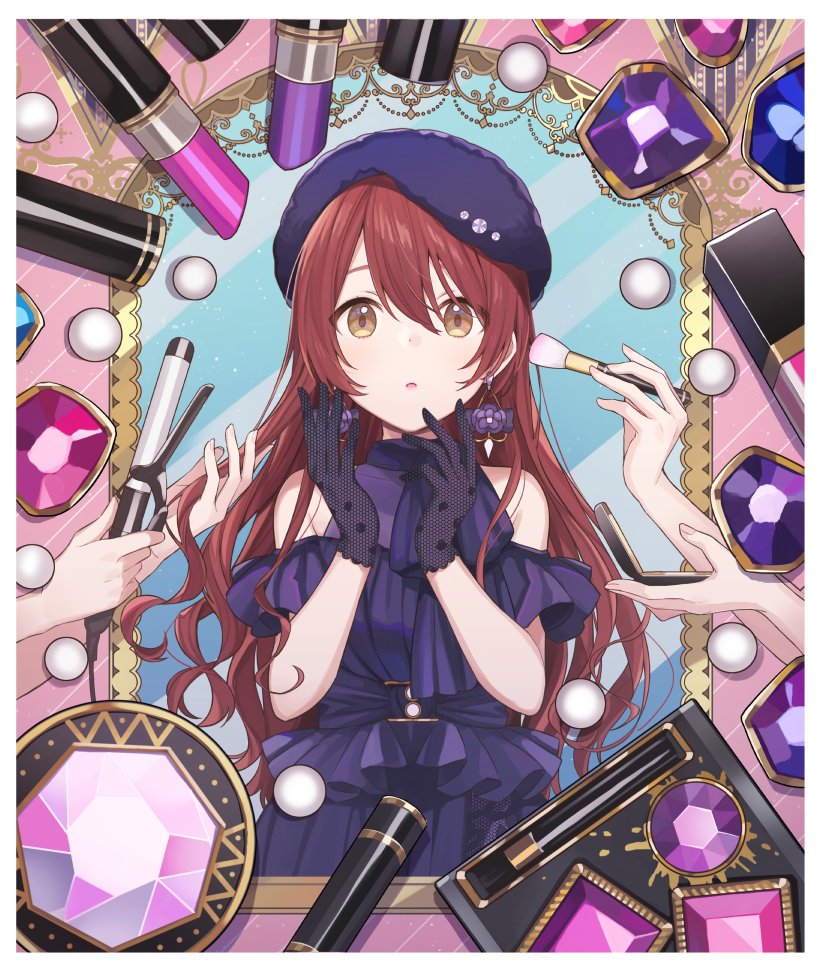 osaki tenka (idolmaster and 1 more) drawn by chiri_(ch!)
