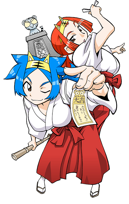 kotora, benga ru, amu ru, and shiro kotora (toranoana and 1 more) drawn by mukku_(mook-tv)