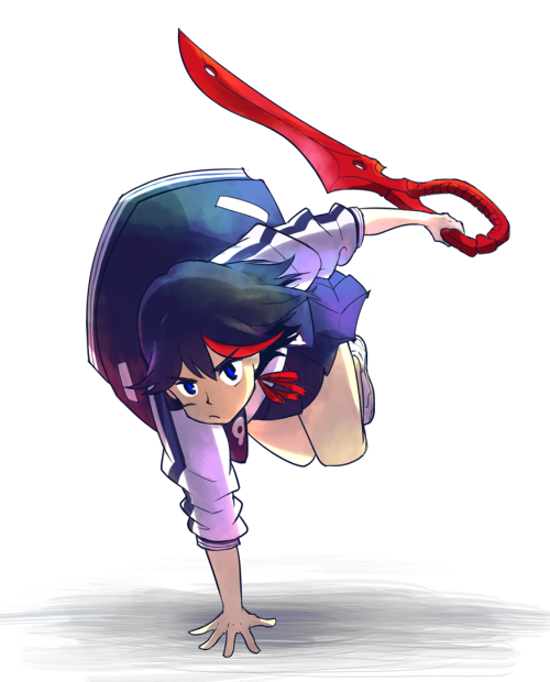 matoi ryuuko (kill la kill) drawn by ablob