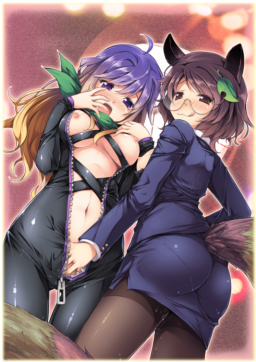 hijiri byakuren, futatsuiwa mamizou, turbo byakuren, and mib mamizou (touhou and 1 more) drawn by chima_q