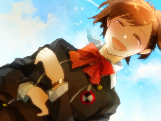 shiomi kotone (persona and 2 more) drawn by hika_(amane222)