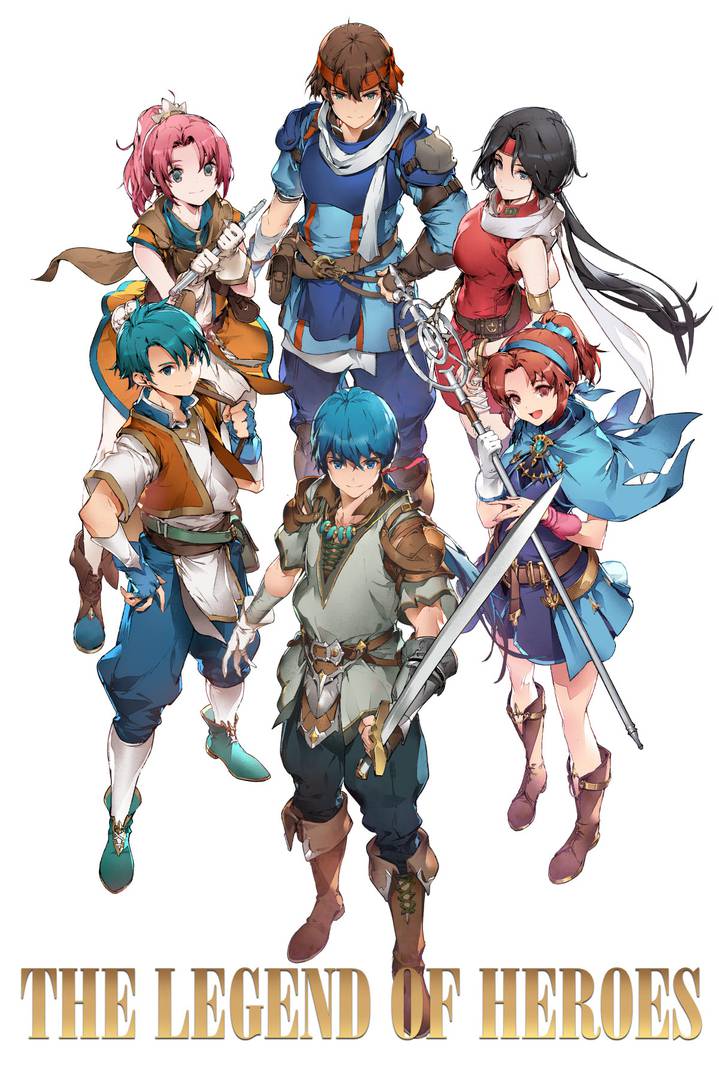jurio, chris, una, avin, forte, and 1 more (eiyuu densetsu and 4 more)