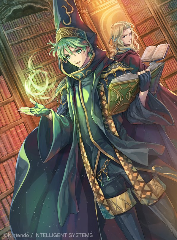 merric and arlen (fire emblem and 2 more) drawn by bisaiiiii
