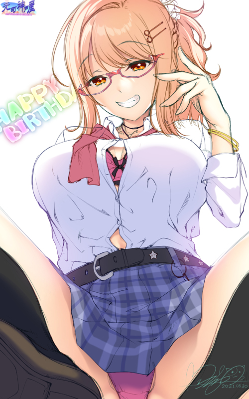 miyashita ai (love live! and 1 more) drawn by hozumi_kaoru