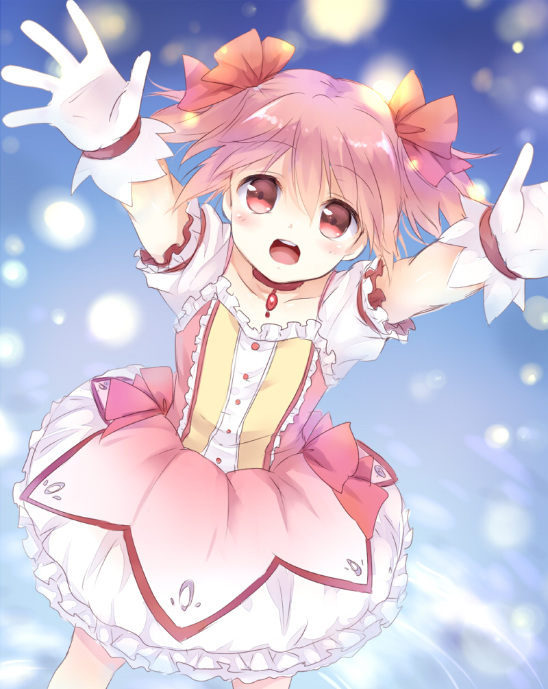 kaname madoka (mahou shoujo madoka magica) drawn by maruki_(punchiki)