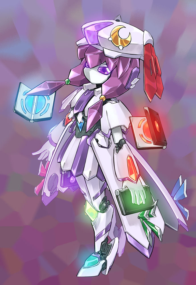 patchouli knowledge (touhou and 1 more) drawn by homura_subaru