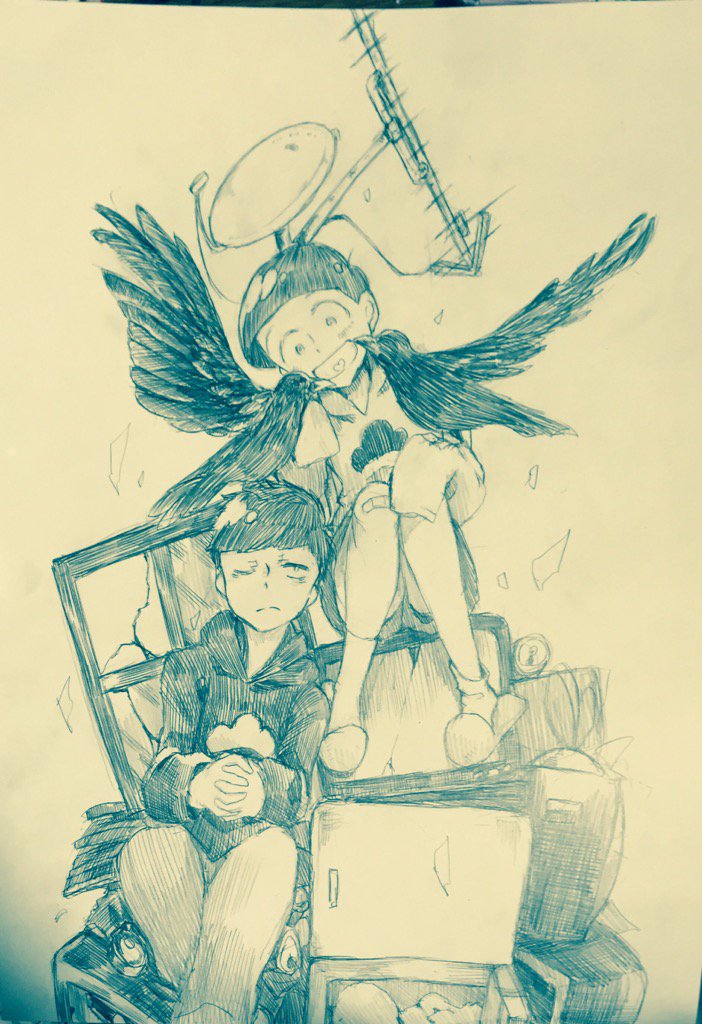 matsuno ichimatsu and matsuno jyushimatsu (osomatsu and 1 more) drawn by hanada_hyou