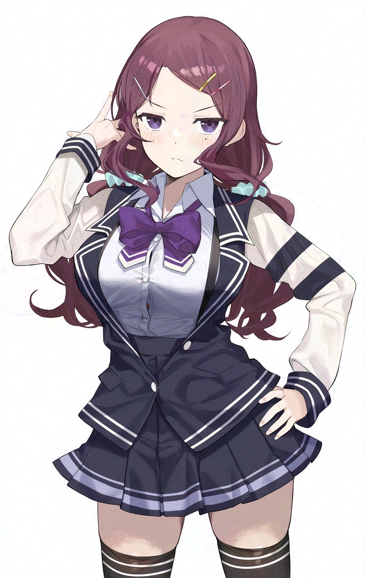 natsuki karin (synthesizer v and 1 more) drawn by yappen