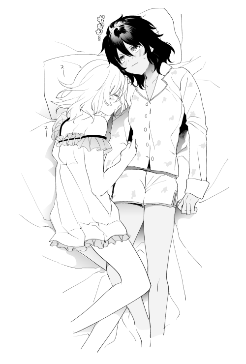 andou and oshida (girls und panzer) drawn by tan_(inka)