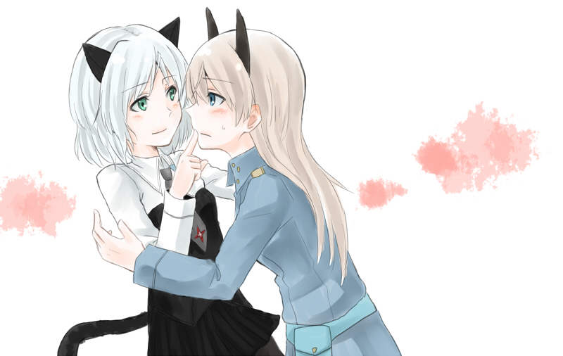 sanya v. litvyak and eila ilmatar juutilainen (world witches series and 1 more) drawn by jikasei