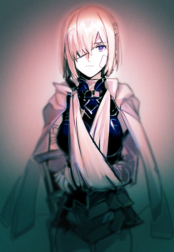 mash kyrielight (fate and 1 more) drawn by aki_(neyuki41028)