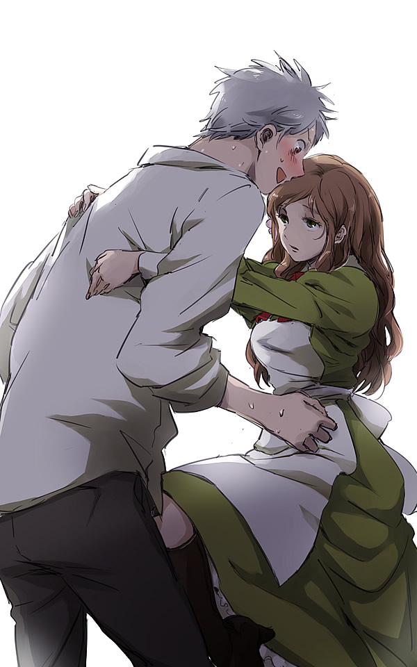 prussia and hungary (axis powers hetalia) drawn by snake_mike