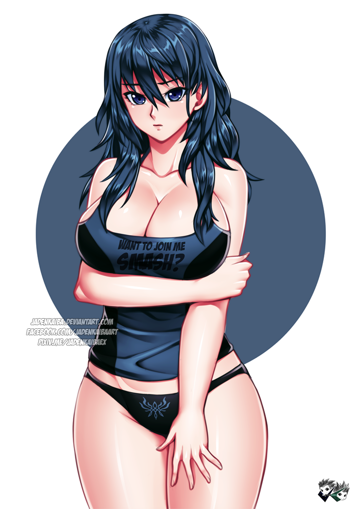 female byleth (fire emblem and 2 more) drawn by jadenkaiba
