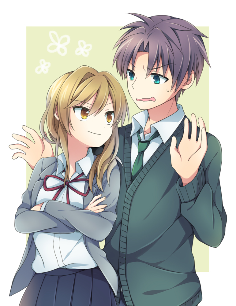 seo yuzuki and wakamatsu hirotaka (gekkan shoujo nozaki-kun) drawn by soranagi