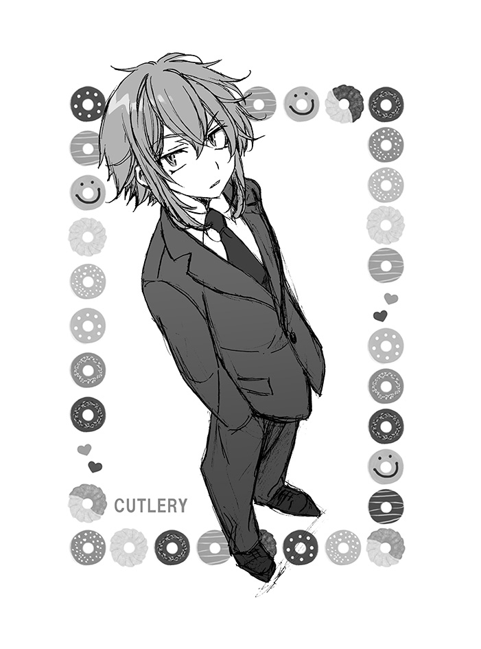 cutlery (senjuushi and 1 more) drawn by kinoshita_sakura