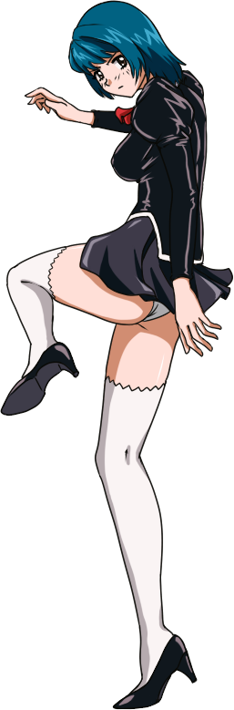 black delmo (aika and 1 more) drawn by turnip007