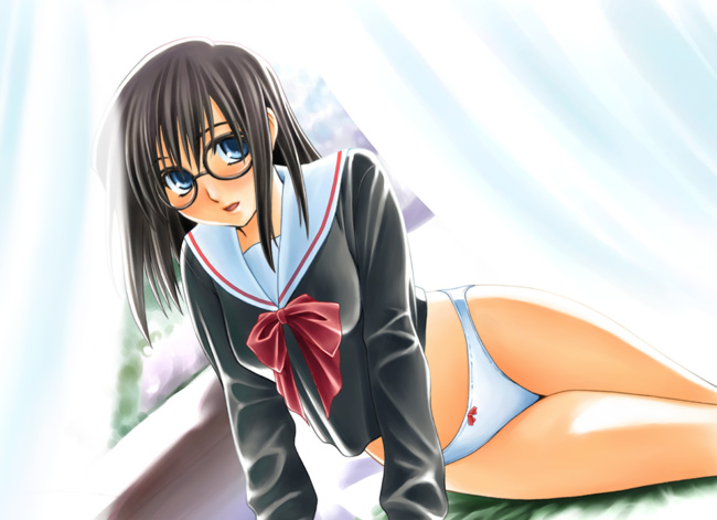 kurihara touko (tenshi no inai 12-gatsu) drawn by unagimaru