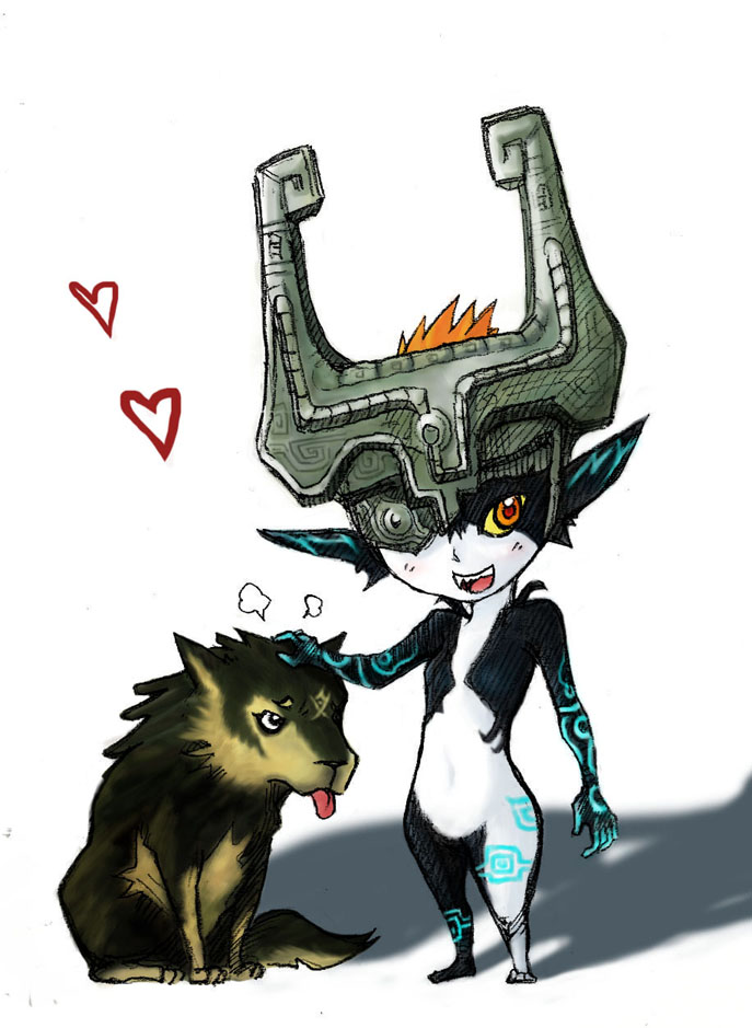 link, midna, and wolf link (the legend of zelda and 1 more)