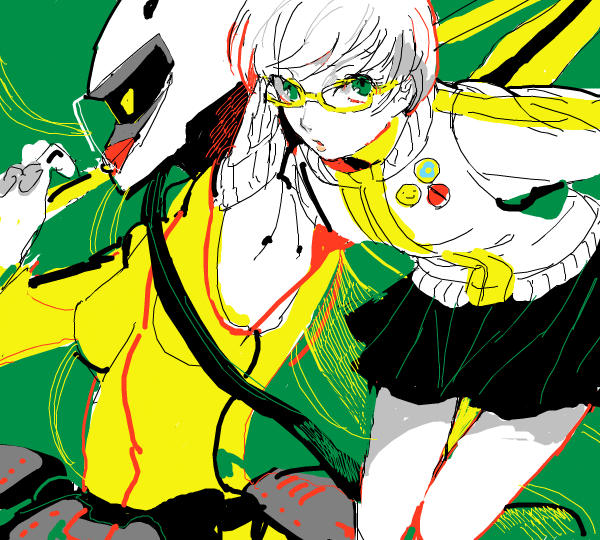 satonaka chie and tomoe (persona and 1 more) drawn by hira