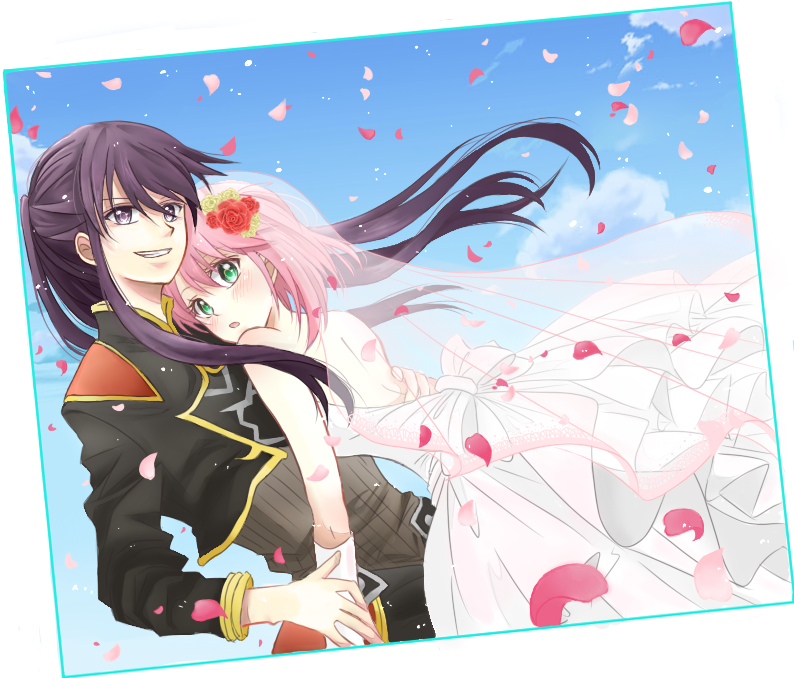 yuri lowell and estellise sidos heurassein (tales of and 1 more) drawn by noahsa-ark