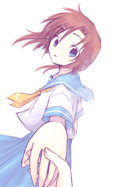 ryuuguu rena (higurashi no naku koro ni) drawn by shima_tokio
