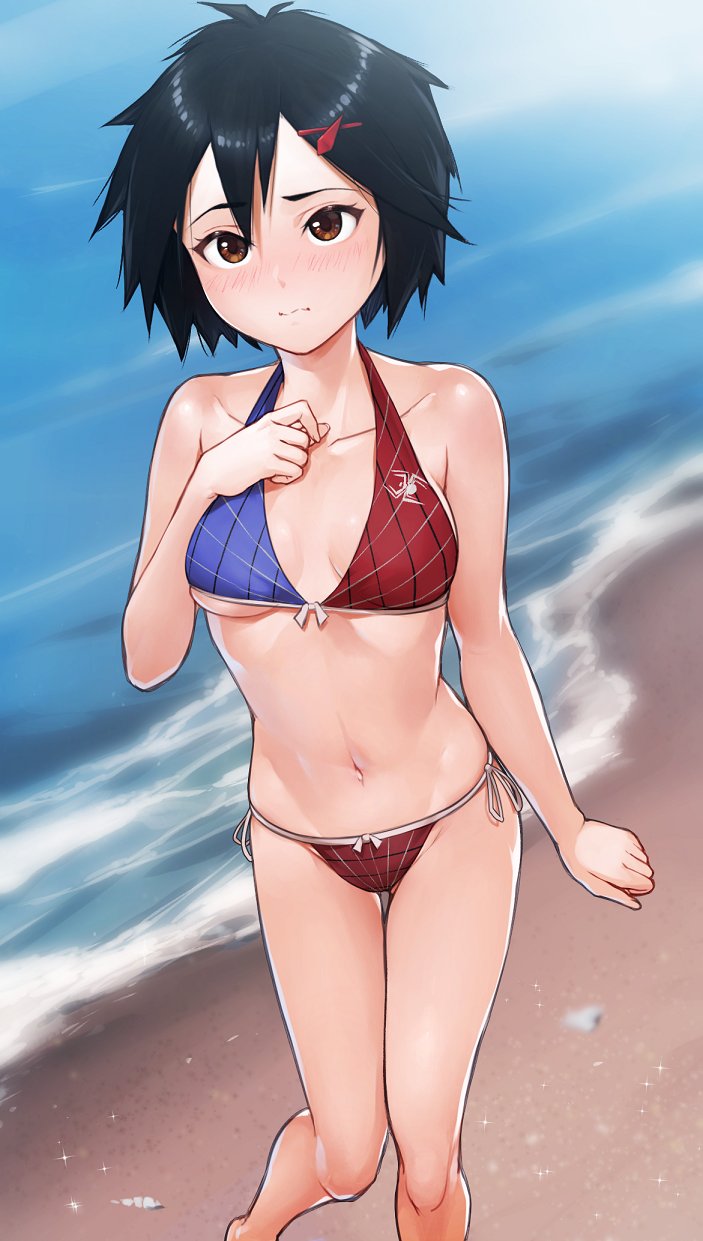 peni parker (marvel and 3 more) drawn by maritan_(pixelmaritan)