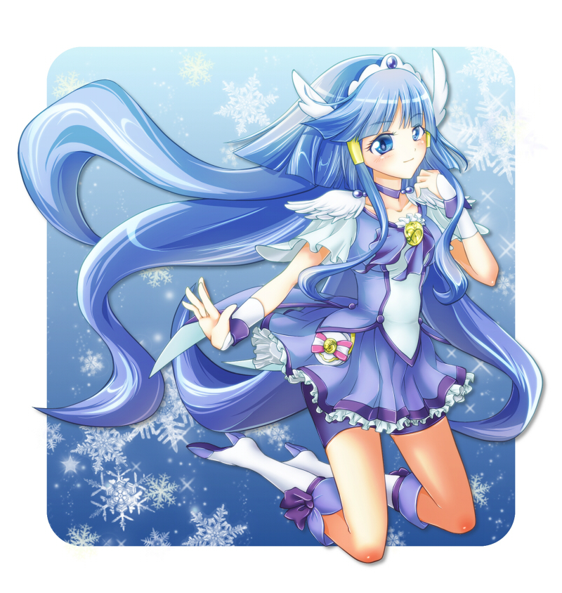 aoki reika and cure beauty (precure and 1 more) drawn by akitsukisaya