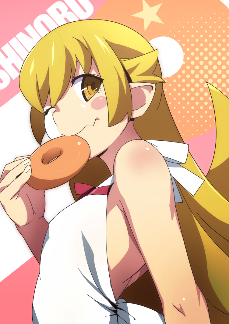 oshino shinobu (monogatari and 1 more) drawn by gesugesu_ahoaho