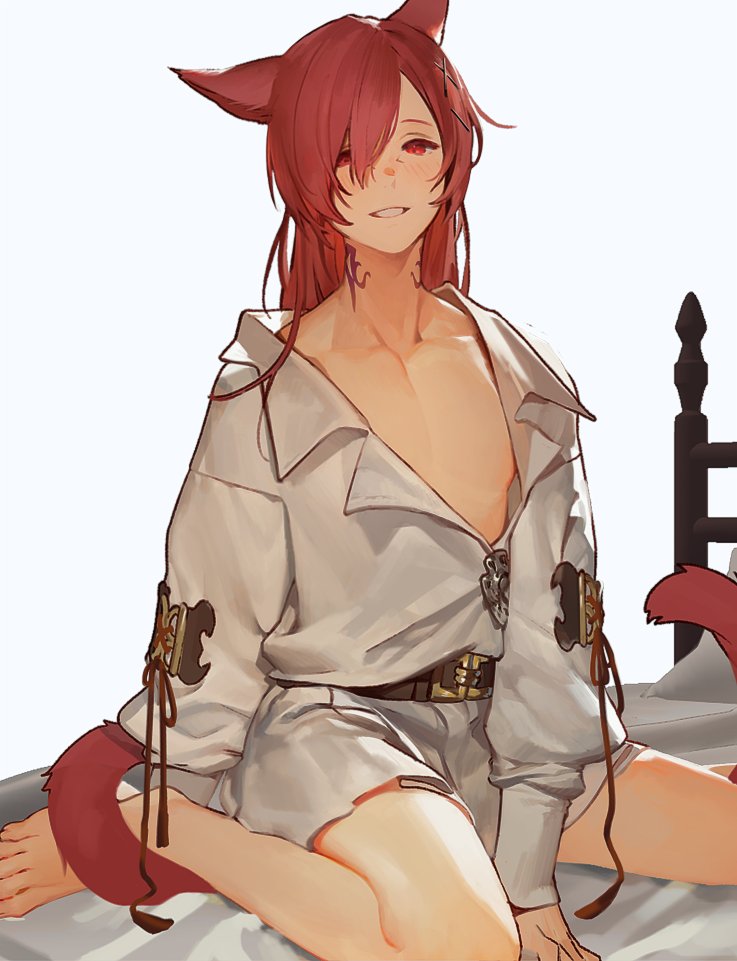 g'raha tia (final fantasy and 1 more) drawn by ffxivys