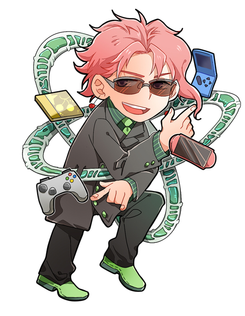kakyoin noriaki (jojo no kimyou na bouken and 1 more) drawn by junky_(water_fei)