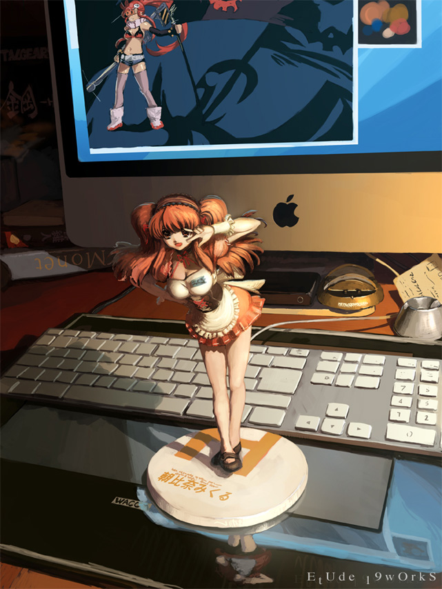 yoko littner and asahina mikuru (suzumiya haruhi no yuuutsu and 3 more) drawn by nekkeau