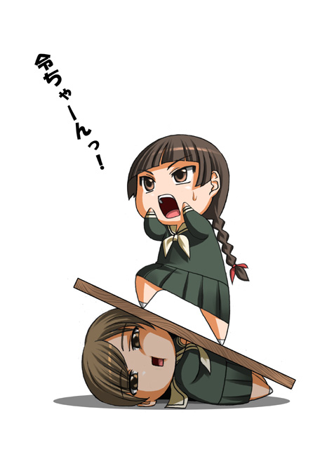 shimazu yoshino and hasekura rei (maria-sama ga miteru) drawn by katwu_(gensou_ninja_yashiki)