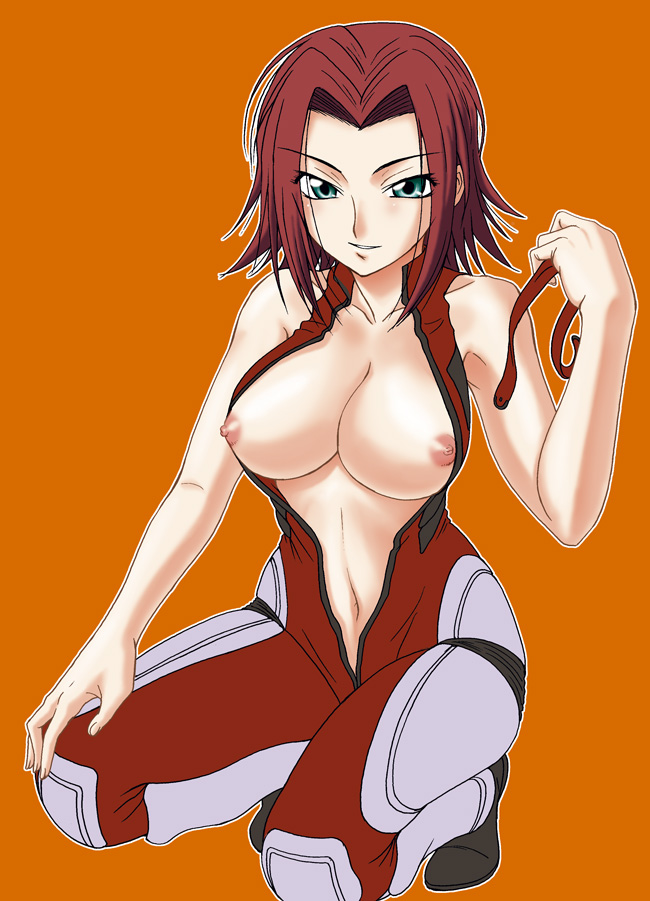 kouzuki kallen (code geass) drawn by misnon_the_great