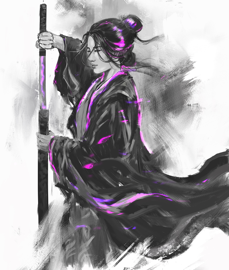 emma the gentle blade (sekiro: shadows die twice) drawn by shimhaq