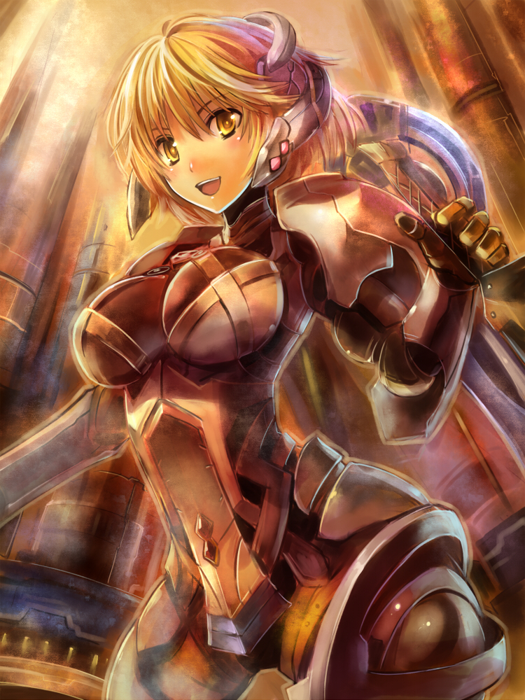 fiora and mecha-fiora (xenoblade chronicles and 1 more) drawn by edobox