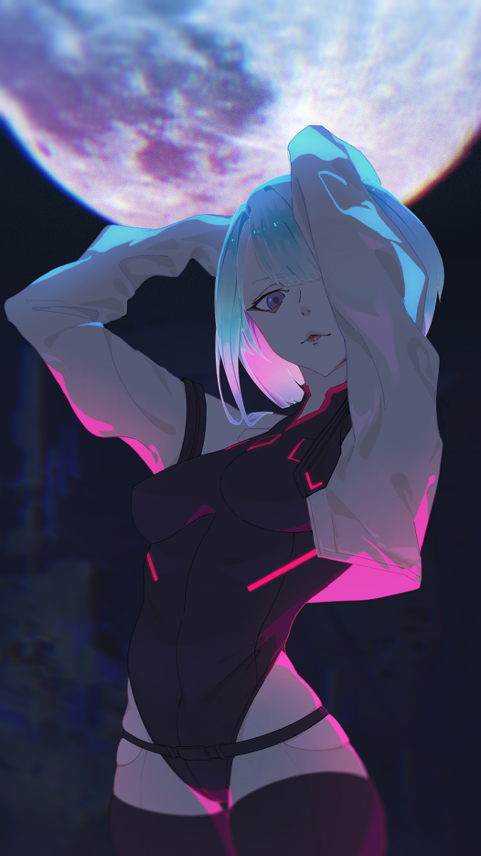 lucy (cyberpunk and 1 more) drawn by suoiresnaib