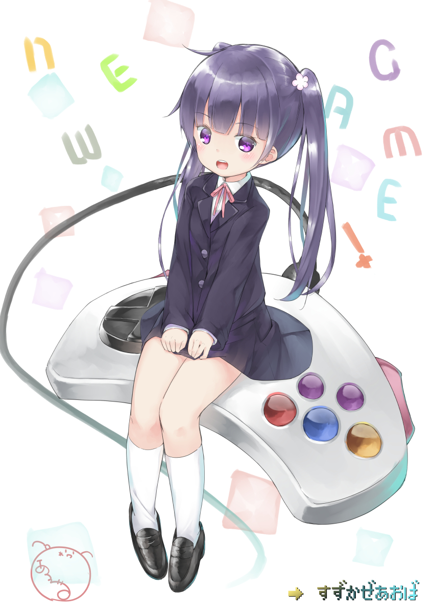 suzukaze aoba (new game!) drawn by aruma_(sawayaka_tokuko_miruku)